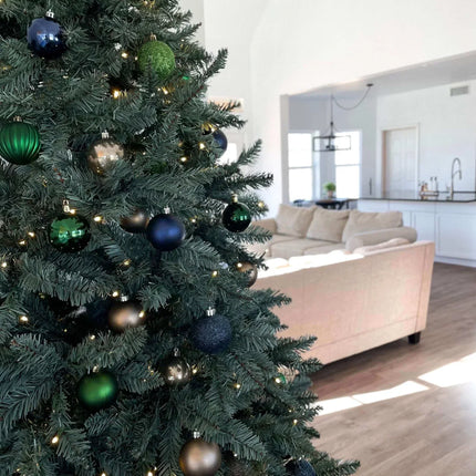 Árbol de Navidad Artificial Abeto Azul Tribeca con 550 Luces LED – 2,10 m (7 pies) 🎄