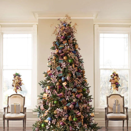 Árbol de Navidad California Baby Redwood con Luces LED – Ramas Articuladas y Base Metálica Premium