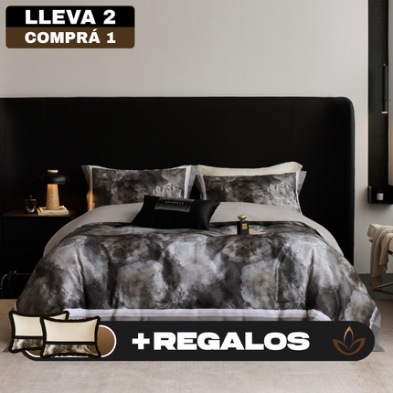 Juego de Cama Imperial Estampado con Tela Antialérgica