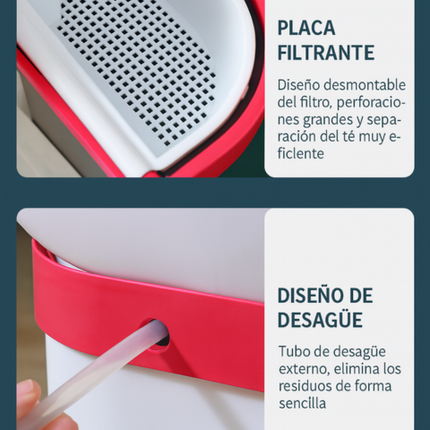 Tacho de Basura Smart Automático con Divisor Inteligente Anti Olor